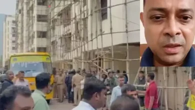 પવઈના સ્ટુડિયોમાં બંધક બનાવવાની ઘટનાસ્થળની તસવીર. સ્ટુડિયોમાં મળેલી ઍરગન, પેટ્રોલ અને જ્વલનશીલ સામગ્રી.