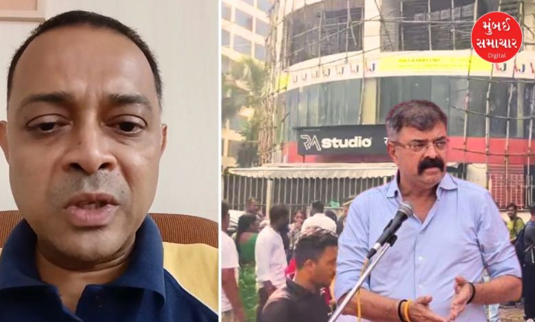 જિતેન્દ્ર આવ્હાડની તસવીર, જેમણે રોહિત આર્યના પોલીસ ગોળીબારમાં થયેલા મૃત્યુ પર સરકારની ટીકા કરી.