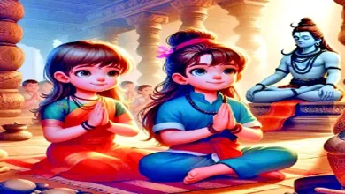 કામ્યાખ વનમાં તપસ્યા કરતાં યુગલ, શિવ-પાર્વતીના આશીર્વાદ અને મહારાજ ઈલનું સ્ત્રીમાં પરિવર્તન