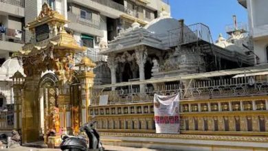 અમદાવાદના જૈન દેરાસરમાં CCTV સ્વીચ બંધ કરી પૂજારી અને સફાઈ કર્મચારી ઉપાડી ગયા ૧.૬૪ કરોડનું ચાંદી