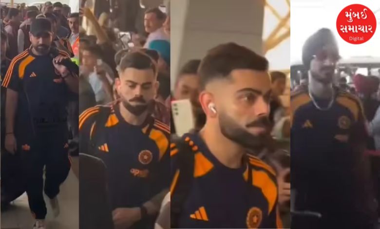 Team India leaves for Australia; Fans throng airport to see Virat-Rohit