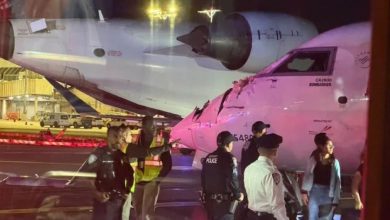 Video: ન્યૂયોર્કના એરપોર્ટ ડેલ્ટા એરલાઈન્સના બે વિમાનો અથડાયા, એકની પાંખ તૂટી