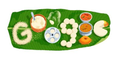 Google's new doodle is Idli Sambhar