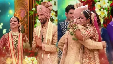 Avika gets emotional when her father puts his hand in her husband's, see the latest visuals from the wedding
