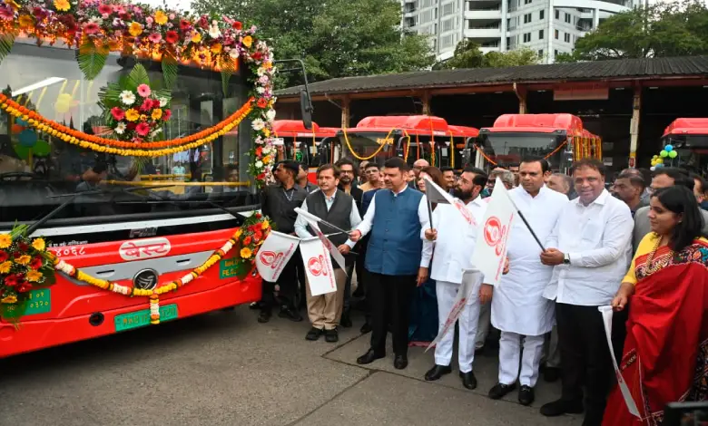 157 eco-friendly buses of 'BEST' inaugurated by the Chief Minister