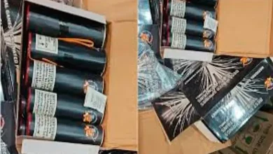 Five crore worth of banned Chinese firecrackers being sent from Mumbai to Gujarat seized one Person Arrest