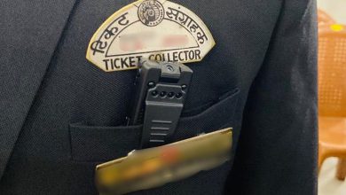 What do you think about the way the railway ticket checker treated the elderly woman?