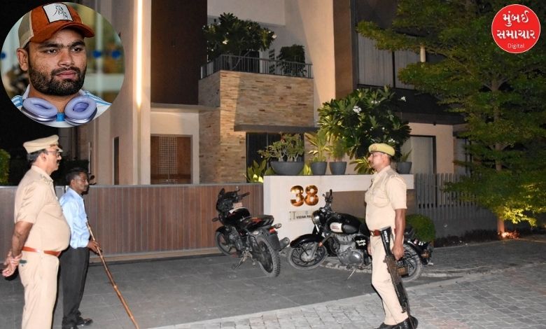 Police security at Rinku Singh's house after extortion threat...