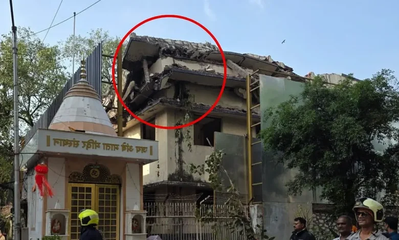 માહિમમાં જોન્સન એન્ડ જૉન્સન ઇમારતનું ડિમોલિશન દરમિયાન માળખું તૂટી પડ્યું, બે જખમી