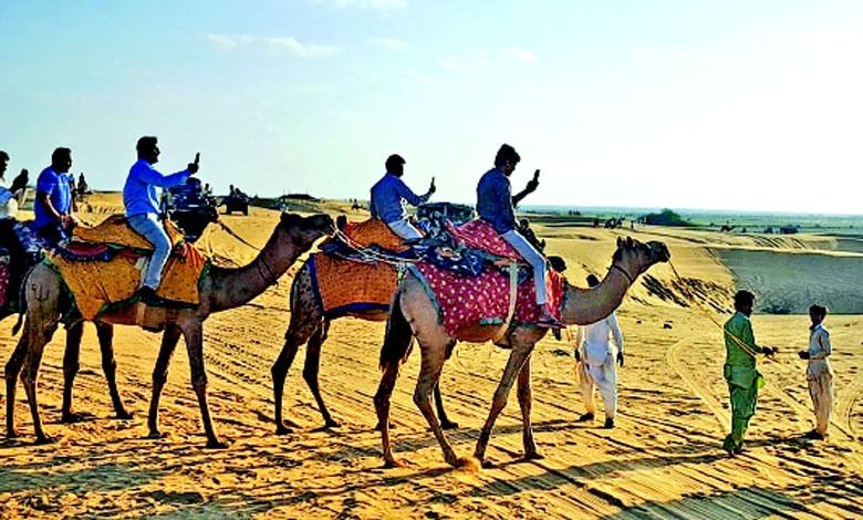 Pictured: A true delight to enjoy during Diwali vacation is Jaisalmer Desert Safari.