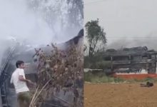 રાજસ્થાનમાં જયપુર નજીક હાઈ ટેન્શન કેબલ સાથે બસ ટકરાતા વીજ કરંટથી બે મજૂરના મોત