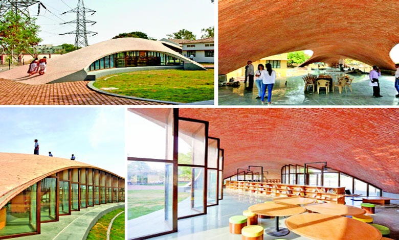 સ્થાપત્યનું વાઈ-ફાઈઃ મહારાષ્ટ્રનું માયા સોમૈયા પુસ્તકાલય: જમીન ને છતનો સમન્વય