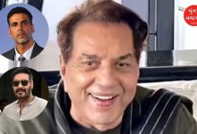 દિવંગત અભિનેતા ધર્મેન્દ્રનો સ્મિત સાથેનો ફોટો.