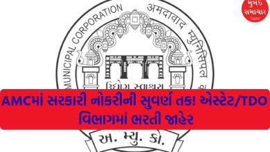 Golden opportunity for government job in AMC! Recruitment announced for a total of 78 posts in Estate/TDO department