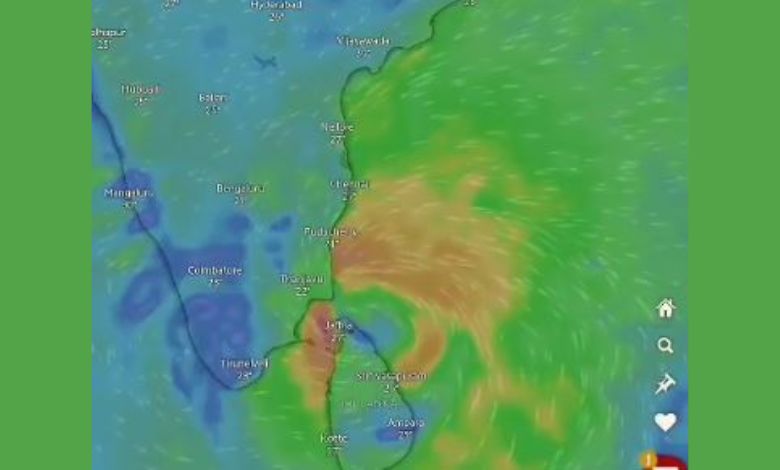 શ્રીલંકામાં ભારે તબાહી બાદ ચક્રવાત દિત્વા ભારતના ચાર રાજ્ય પર ત્રાટકશે, તંત્ર એલર્ટ મોડમાં