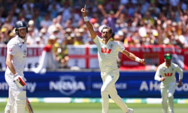 સ્ટાર્કના આક્રમણ સામે ઇંગ્લેન્ડ ધ્વસ્ત; 172 રનમાં ઓલઆઉટ, ઓસ્ટ્રેલિયાની પણ નબળી શરૂઆત