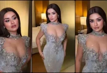 અવનીત કૌર સિલ્વર ટ્રાન્સપરન્ટ ડ્રેસમાં, હેવી મેકઅપ અને સ્ટેટમેન્ટ ઇયરિંગ્સ સાથેનો ગ્લેમરસ લુક