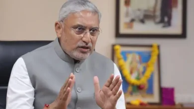 ગુજરાત ભાજપ પ્રદેશ પ્રમુખ જગદીશ વિશ્વકર્મા સુરતમાં ધર્મ પરિવર્તન સામે ભાષણ આપી રહ્યા છે