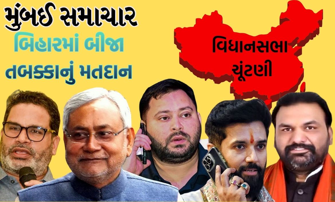 આજે બિહારમાં બીજા તબક્કાનું મતદાન યોજાશે. 18 જિલ્લામાં 121 વિધાનસભા બેઠકો પર મતદાન થશે, જેમાં 102 સામાન્ય અને 19 અનુસૂચિત....