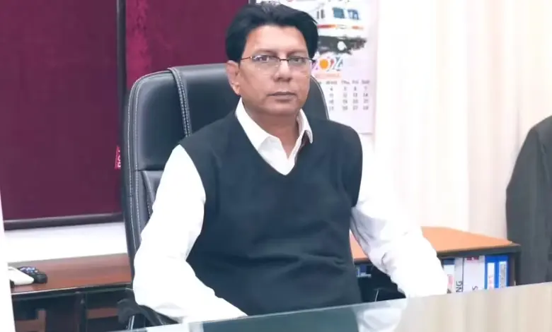 મધ્ય રેલવેના નવા જનરલ મેનેજર વિજય કુમારની તસ્વીર, જેમનું ચાર્જ સંભાળ્યાના એક મહિનામાં જ નિધન થયું.