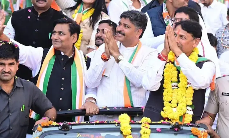 રાજસ્થાન અંતા પેટાચૂંટણીમાં કોંગ્રેસના વિજેતા ઉમેદવાર પ્રમોદ જૈન ભાયાનો ફોટો