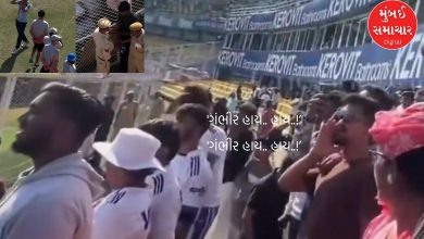 Video: 'Gambhir Hai.. Hai..!' Fans' anger erupts at Barsapara Stadium after crushing defeat