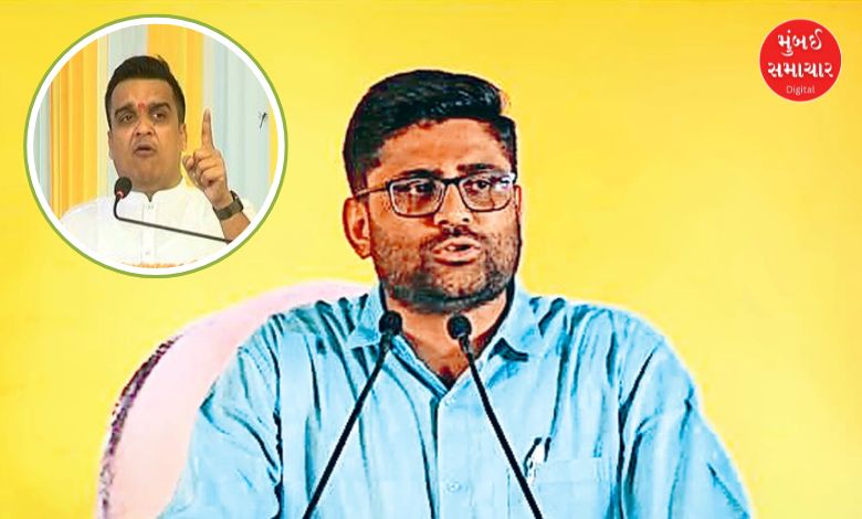 ગોપાલ ઇટાલિયા હર્ષ સંઘવી પર ખુલાસો કરી રહ્યા છે