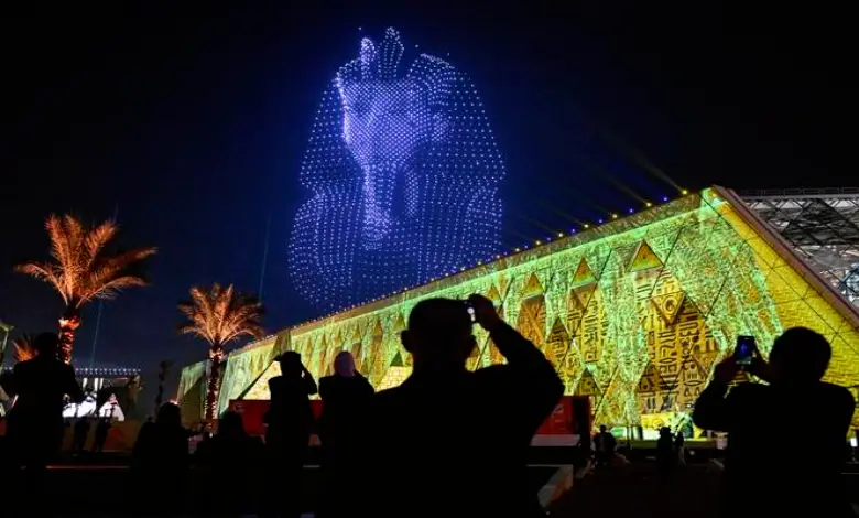 Official inauguration of the Grand Egyptian Museum (GEM), the world's largest archaeological museum, near the Great Pyramids of Giza.