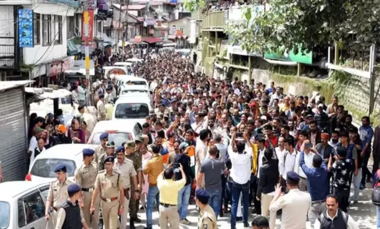 Himachal Shimla Sanjauli Mosque controversy escalates Friday prayers not offered