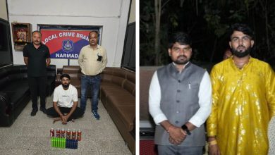 પોલીસના પટ્ટા ઉતારવાના વિવાદ વચ્ચે AAPના જિલ્લા પ્રમુખનો ભાઈ દારૂ વેચતા ઝડપાયો!