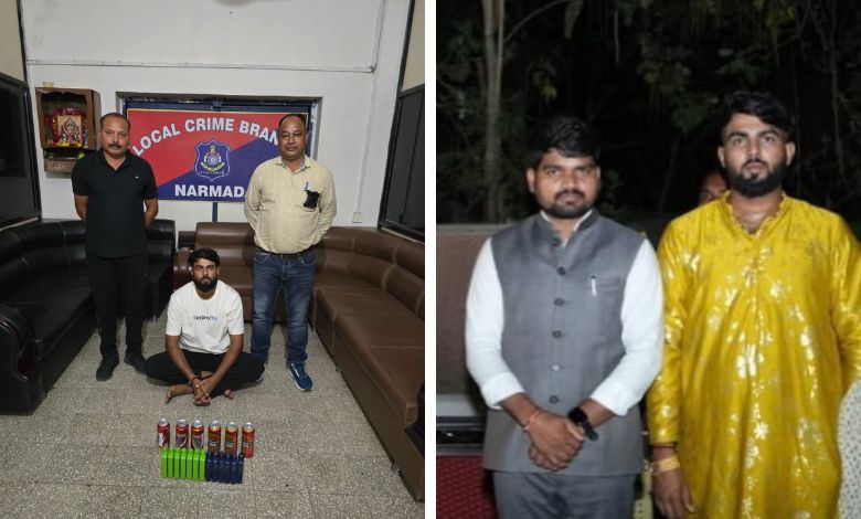 પોલીસના પટ્ટા ઉતારવાના વિવાદ વચ્ચે AAPના જિલ્લા પ્રમુખનો ભાઈ દારૂ વેચતા ઝડપાયો!