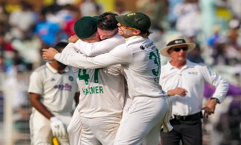 ઈડન ગાર્ડન્સમાં ભારતનો સાઉથ આફ્રિકા સામે ૩૦ રનથી પરાજય, ભારતીય બેટ્સમેન પિચ પર સંઘર્ષ કરતા