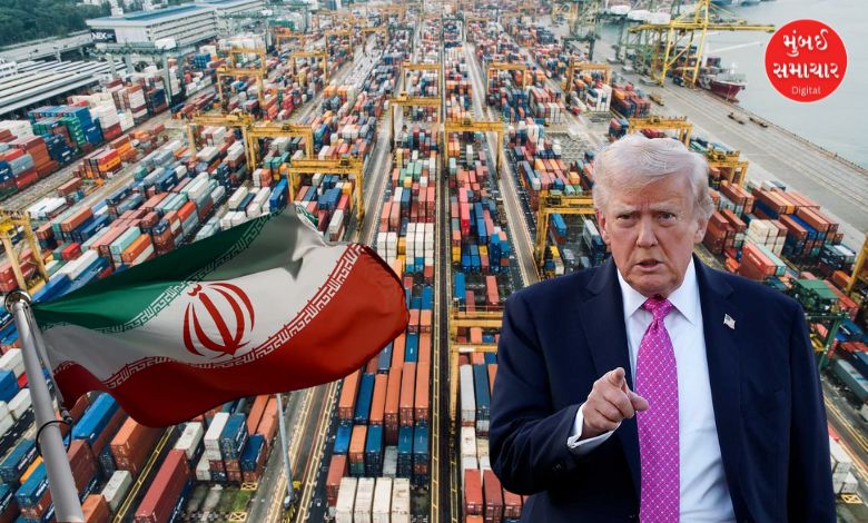 ડોનાલ્ડ ટ્રમ્પ ઇરાન સાથે જોડાયેલી ભારતીય કંપનીઓ પર પ્રતિબંધોની જાહેરાત કરી રહ્યા છે