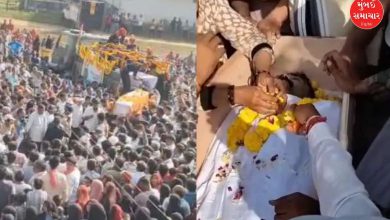 બનાસકાંઠાના ગીડાસણ ગામે આર્મીમેન જીજ્ઞેશ ચૌધરીના અંતિમ સંસ્કાર, હજારો લોકો જોડાયા