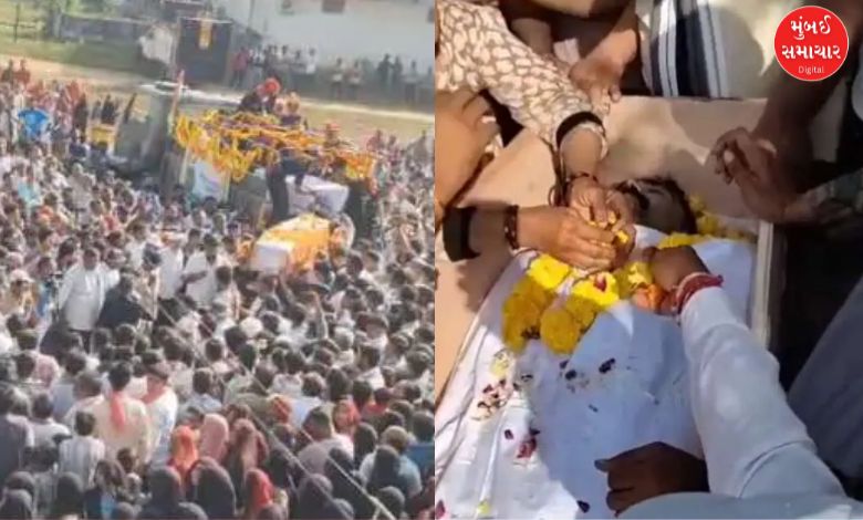 બનાસકાંઠાના ગીડાસણ ગામે આર્મીમેન જીજ્ઞેશ ચૌધરીના અંતિમ સંસ્કાર, હજારો લોકો જોડાયા