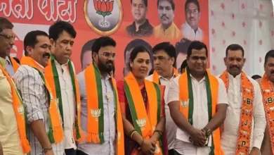 ભાજપના નેતા રવીન્દ્ર ચવ્હાણ દ્વારા પાલઘરના નેતા કાશીનાથ ચૌધરીના પ્રવેશને મુલતવી રાખતો પત્ર.