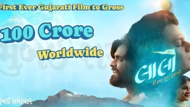 'લાલો કૃષ્ણ સદા સહાયતે' ફિલ્મે 51 દિવસમાં ₹100 કરોડની કમાણીનો રેકોર્ડ તોડ્યો તે દર્શાવતો ગ્રાફિક અથવા પોસ્ટર.