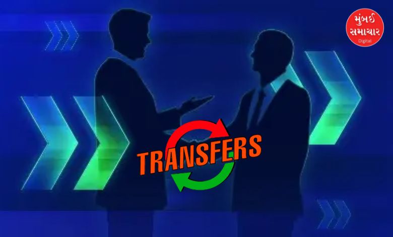 ગુજરાત સરકાર દ્વારા બદલી કરાયેલા 39 મામલતદારોની સત્તાવાર યાદી દર્શાવતો દસ્તાવેજ