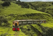 નેરલથી માથેરાન જતી માથેરાન ટોય ટ્રેનનો સુંદર નજારો.