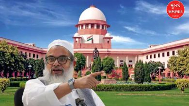 જમિયત ઉલેમા-એ-હિંદના અધ્યક્ષ મૌલાના મહમૂદ મદની એક કાર્યક્રમમાં સરકાર, મીડિયા અને સુપ્રીમ કોર્ટની ટીકા કરી રહ્યા છે.