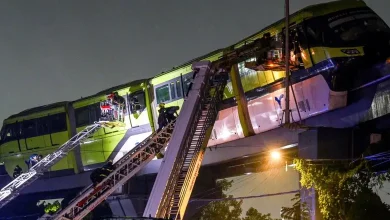 મોનોરેલ અકસ્માત પછી થયેલ નુકસાન