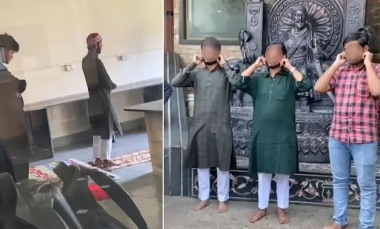 કલ્યાણની કોલેજમાં નમાઝ પઢવાના મુદ્દે વિવાદ થતાં વિદ્યાર્થીઓ માફી માંગે છે.