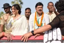 Bihar elections: Daughter Neha Sharma in the field in support of Ajit Sharma, crowd gathers for road show...