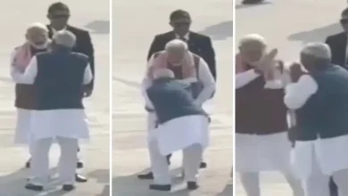 એરપોર્ટ પર નીતીશ કુમારે પીએમ મોદીના ચરણસ્પર્શ કર્યા, વીડિયોની રાજકારણમાં ચર્ચા...