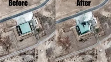 ઓપરેશન સિંદૂર પછી પાકિસ્તાનના નૂર ખાન એરબેઝ પર થયેલું નુકસાન દર્શાવતી સેટેલાઈટ તસવીર.