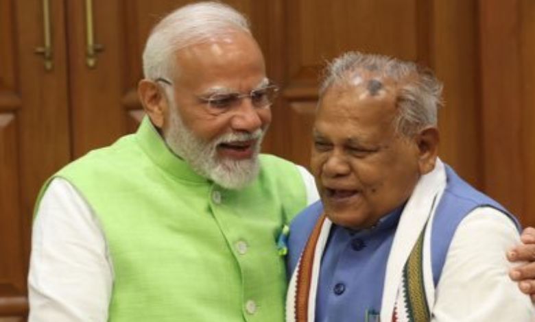 Bihar election results Mahagathbandhan suffers setback Jitan Ram Manjhi party HAM performs well in NDA