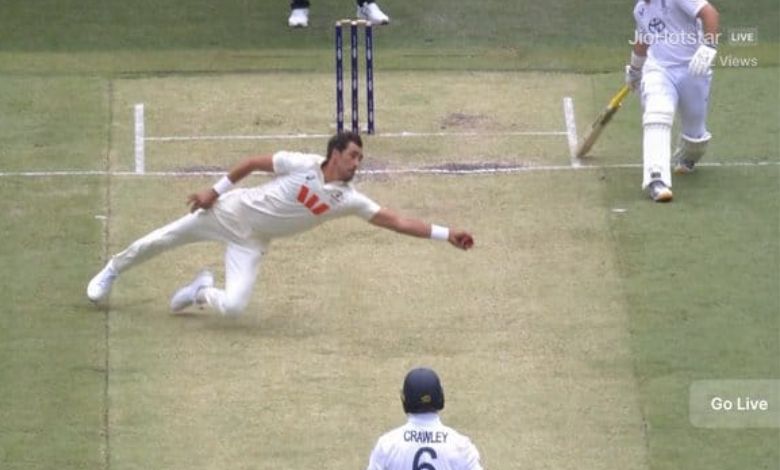 Starc's amazing catch: Australia set a target of 205 runs Australia vs England, 1st Test