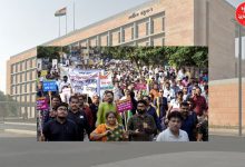 Gandhinagar Thousands of Secretariat employees protest against government over promotion issue threaten agitation