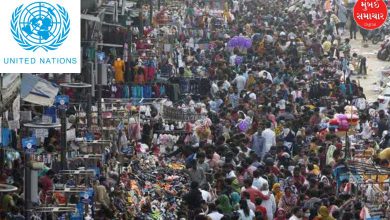 Dense skyline view representing Indian urbanization and high population density in major cities like Surat and Ahmedabad.