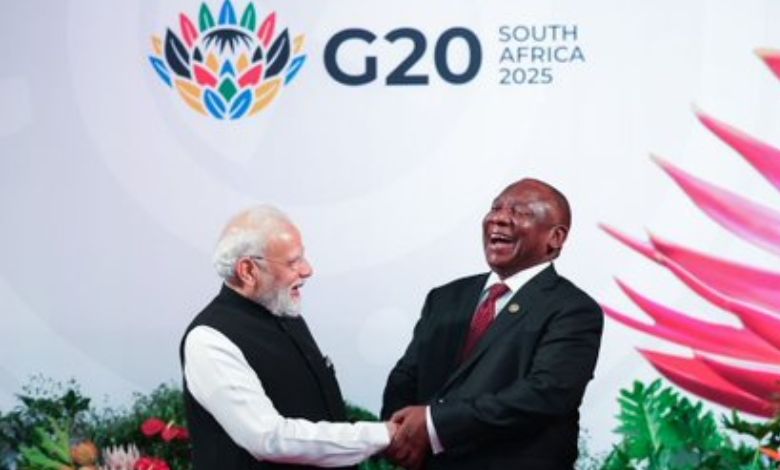 g20 johannesburg summit 2025 pm modi cyril ramaphosa